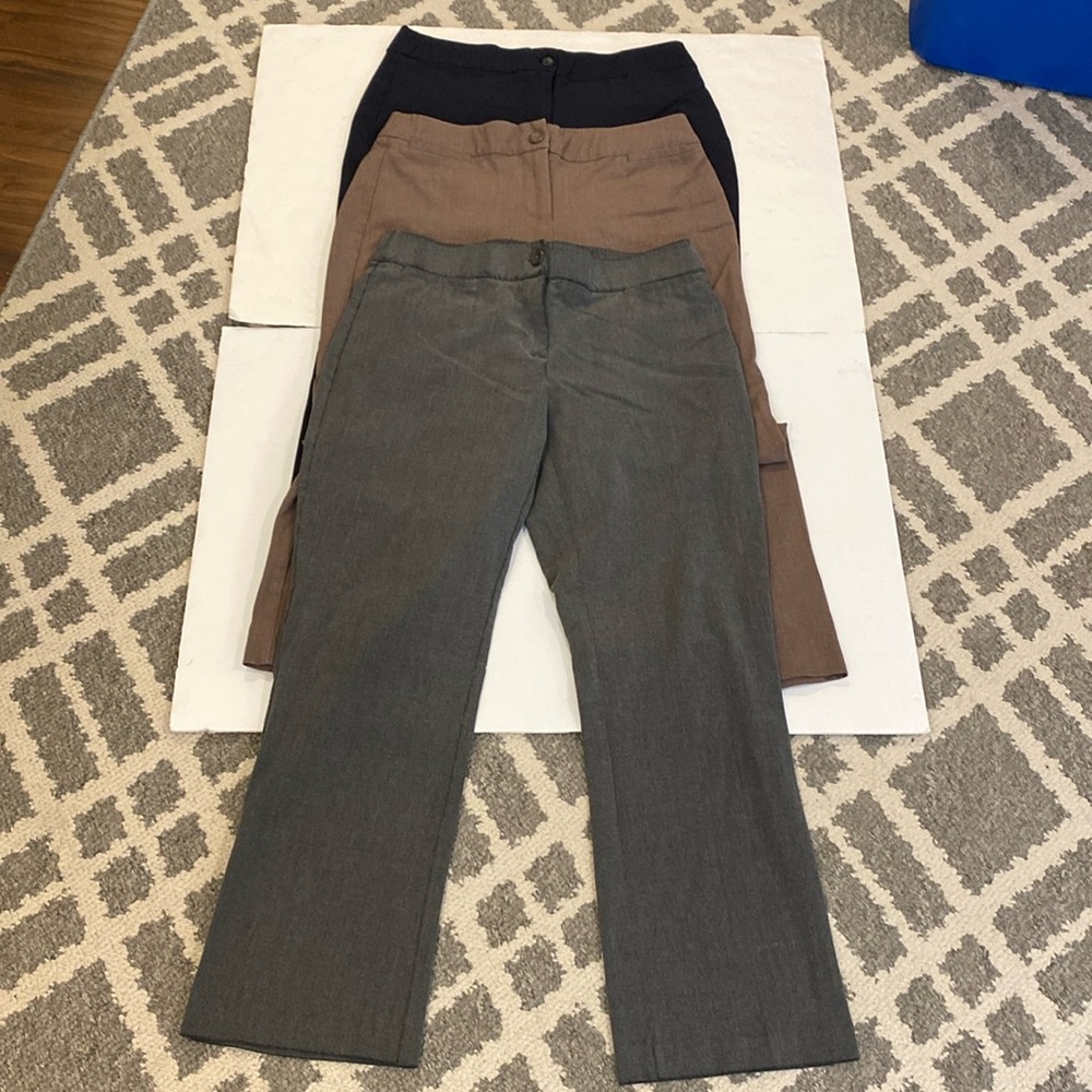 Bundle of 3 pairs Briggs dress pants size 8P